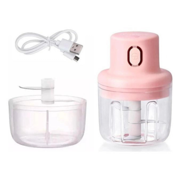 Mini Processador De Alimentos Elétrico 250ml Triturador Recarregável Sem Fio Utensilio de cozinha - Image 4