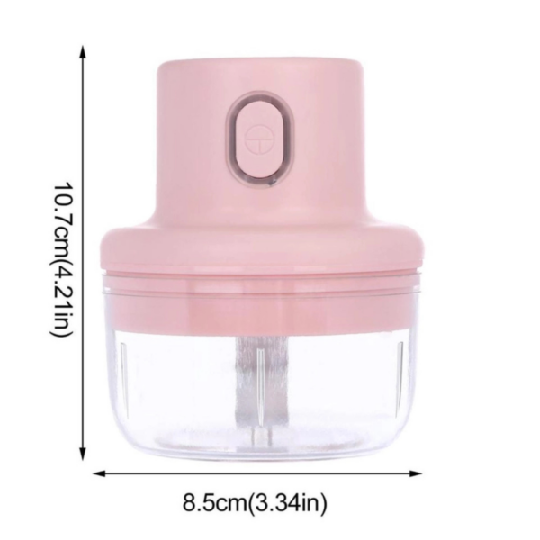 Mini Processador De Alimentos Elétrico 250ml Triturador Recarregável Sem Fio Utensilio de cozinha - Image 5