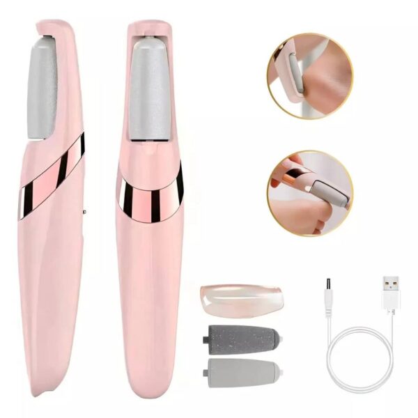 Lixador Para Pés Elétrico - Esfoliante Tira Calos Pedicure Portátil