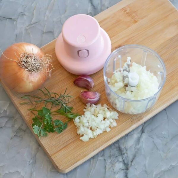 Mini Processador De Alimentos Elétrico 250ml Triturador Recarregável Sem Fio Utensilio de cozinha - Image 10