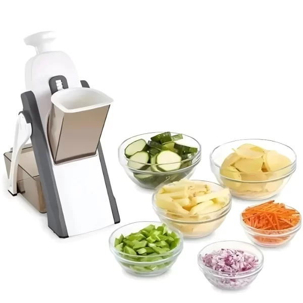 Cortador De Legumes Multifuncional 5 Funções - Fatiador De Alimentos Profissional Mandoline - Image 3