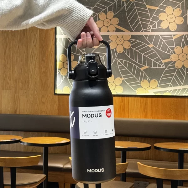 Garrafa térmica de água portátil de grande capacidade, caneca térmica, garrafa de água, copo térmico, aço inoxidável - Image 14