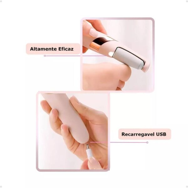Lixador Para Pés Elétrico - Esfoliante Tira Calos Pedicure Portátil - Image 8