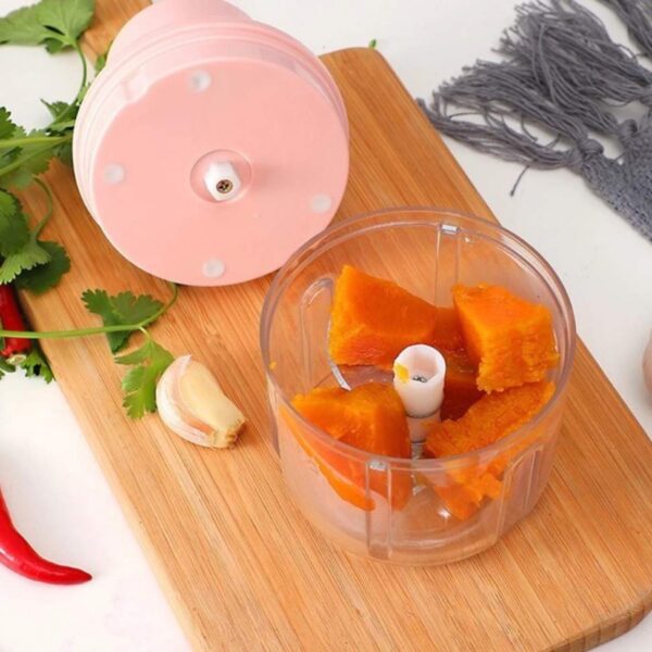 Mini Processador De Alimentos Elétrico 250ml Triturador Recarregável Sem Fio Utensilio de cozinha - Image 14