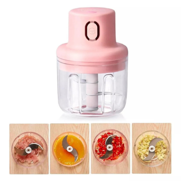 Mini Processador De Alimentos Elétrico 250ml Triturador Recarregável Sem Fio Utensilio de cozinha - Image 7