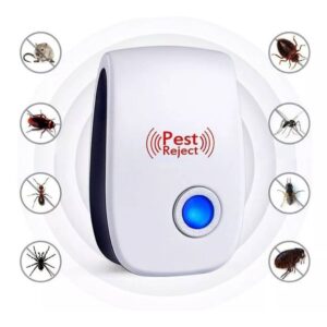 Repelente Eletrônico Ultrassônico Anti-Pragas - Espanta Mosquitos, Ratos, Baratas e Insetos - Bivolt